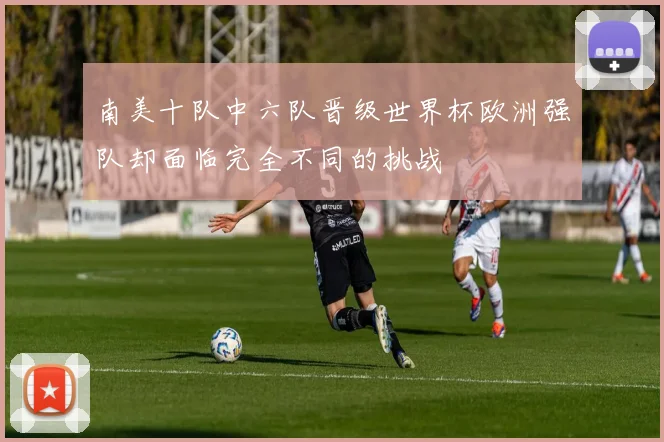 南美十队中六队晋级世界杯欧洲强队却面临完全不同的挑战