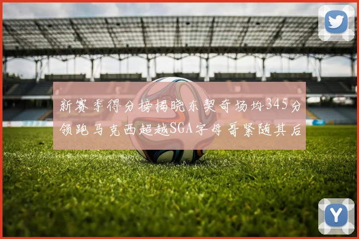 新赛季得分榜揭晓东契奇场均345分领跑马克西超越SGA字母哥紧随其后